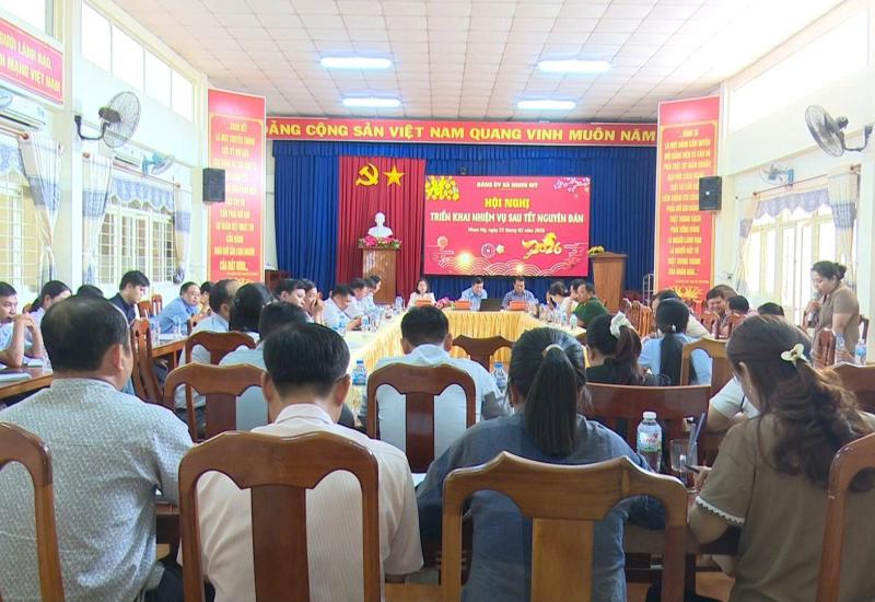 Đảng ủy xã Nhơn Mỹ triển khai nhiệm vụ sau Tết Bính Ngọ 2026