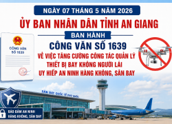 Tăng cường công tác quản lý thiết bị bay không người lái uy hiếp an ninh hàng không - sân bay