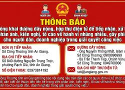 Thông báo công khai đường dây nóng, hộp thư điện tử để tiếp nhận, xử lý các phản ánh, kiến nghị, tố cáo về hành vi nhũng nhiễu, gây phiền hà cho người dân, doanh nghiệp trong giải quyết công việc