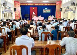 Hội đồng nhân dân xã Nhơn Mỹ tổ chức kỳ họp thứ 4 (chuyên đề), nhiệm kỳ 2021 – 2026