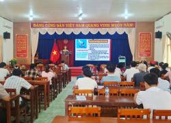 Nhơn Mỹ tham gia tập huấn nghiệp vụ công tác bầu cử đại biểu Quốc hội khóa XVI và đại biểu Hội đồng nhân dân các cấp