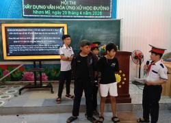 Trường THCS Phan Thành Long tổ chức hội thi “Xây dựng nét đẹp ứng xử văn hóa học đường” 