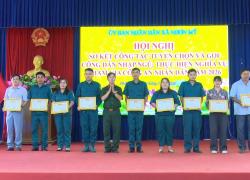 Nhơn Mỹ sơ kết công tác tuyển quân năm 2026